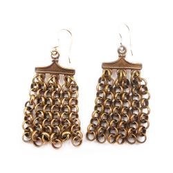 Tuotekuva Kalevala Koru Hämäläinen juhlakääty korvakorut pronssi