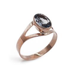 Tuotekuva Kultainen v.sinikivinen sormus 15,75 1977 E. Räsänen Oy