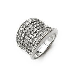 Tuotekuva Monirivinen zirkonia sormus 18mm