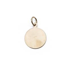 Tuotekuva kultainen pyöreä laattariipus