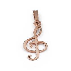 Tuotekuva Kultainen nuottiavainriipus VR