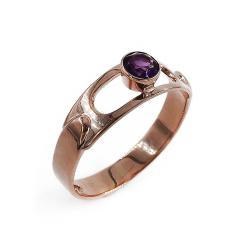 Tuotekuva Kultainen violettikivinen sormus 19.75 1967 Westerback Eino Ky