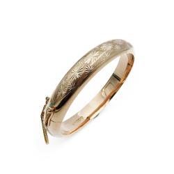 Tuotekuva Kultainen timanttileikattu rannerengas v.-66