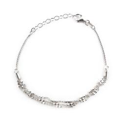 Tuotekuva Hopeinen ranneketju, 17-20 cm