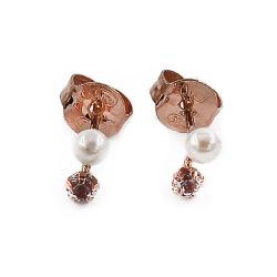 Tuotekuva Kultaiset sirot helmi-kirkaskiviset korvakorut tappi JiPe