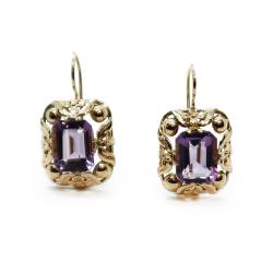 Tuotekuva Korvakorut koukuilla lilakivi