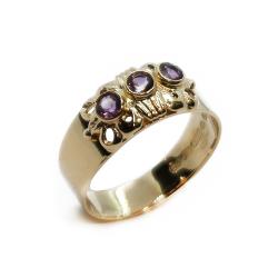 Tuotekuva Sormus lilat kivet  19,5