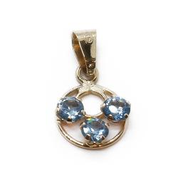 Tuotekuva Pieni riipus siniset kivet