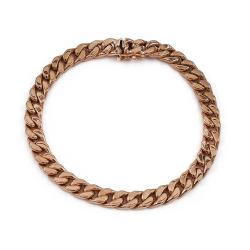 Tuotekuva Kultainen panssariranneketju 6mm 19.5cm Retadan Oy