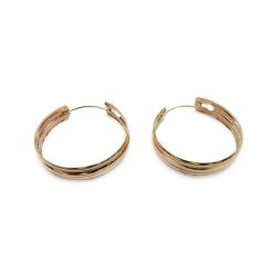 Tuotekuva Kultaiset rengaskorvakorut 3.7mm halk.18mm