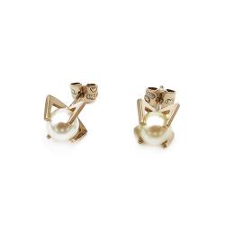 Tuotekuva Kultaiset  helmikorvakorut 5mm