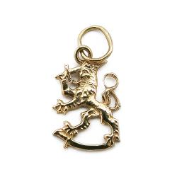 Tuotekuva Kultainen riipus, Suomileijona 15mm