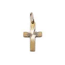 Tuotekuva Kultainen mini timanttileikattu ristiriipus ER:n