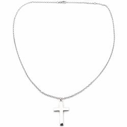 Tuotekuva Hopeinen Rajalinin risti riipus, ketju 45/50cm