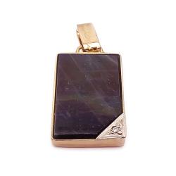 Tuotekuva Kultainen spectroliitti+tim.0,005ct riipus v.-89