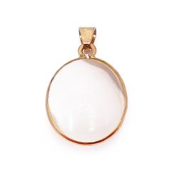 Tuotekuva Kultainen vaaleakivinen riipus