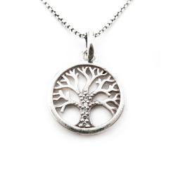 Tuotekuva Thomas Sabo Tree of Love kaulakoru kirkkain kivin 38-40-42cm