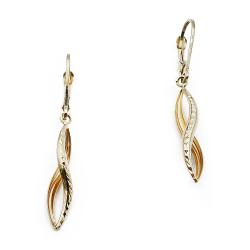 Tuotekuva Kultaiset koukkukorvakorut timanttileikattu