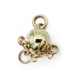 Tuotekuva Kultainen komsiopallo-riipus