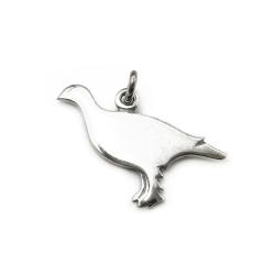 Tuotekuva Inarin käsintehty hopeinen riekko riipus