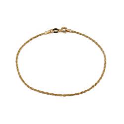 Tuotekuva Kultainen singapore ranneketju 19cm