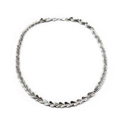 Tuotekuva Hopeinen pitsimäinen kaulaketju 45cm