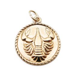 Tuotekuva Kultainen horoskooppi riipus Rapu