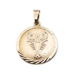 Tuotekuva Kultainen horoskooppi riipus Rapu