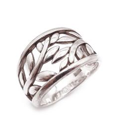 Tuotekuva Hopeinen lehtisormus 18mm