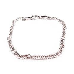 Tuotekuva Hopeinen singapore-ranne 19cm