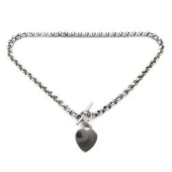 Tuotekuva Sydänriipus 7mm papuketjulla 44cm