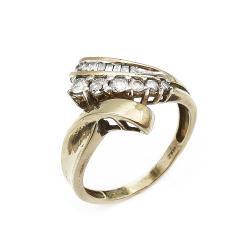 Tuotekuva 10k Timanttisormus 0,2ct 17,75mm