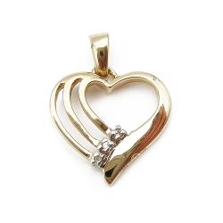 Tuotekuva Sydänriipus timanteilla 0,01ct