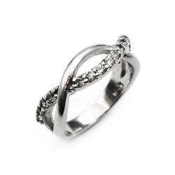 Tuotekuva Hopeinen zirkonia sormus koko 15,5