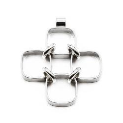 Tuotekuva Hopeinen riipus neliöt vuodelta 1966