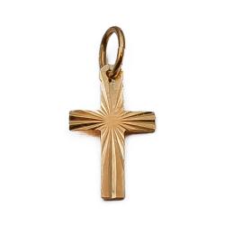 Tuotekuva Kultainen ristiriipus timanttileikkauksella