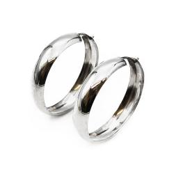 Tuotekuva Hopeiset korvarenkaat 7 x 35mm