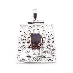 Tuotekuva Hopeinen riipus spectroliitti