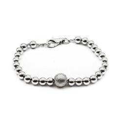 Tuotekuva Hopeinen ranneketju palloilla 19,5cm