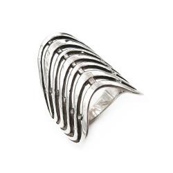 Tuotekuva Aaltoileva leveä sormus 18,5mm