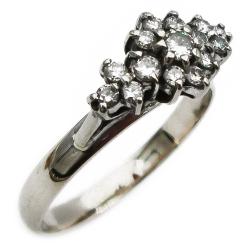 Tuotekuva Valkokultainen timanttisormus 19,5mm 0,4ct