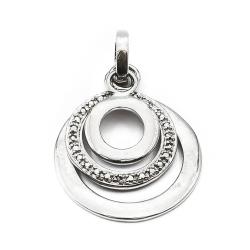 Tuotekuva Hopeinen rengasriipus zirkonioilla