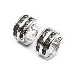 Tuotekuva Hopeiset korvarenkaat zirkonioilla