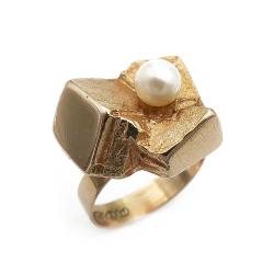 Tuotekuva Kultainen sormus 17,0mm, Tammen Koru -74