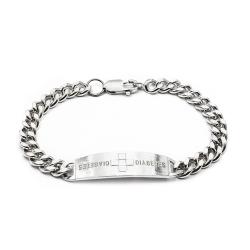 Tuotekuva Hopeinen diabetes ranneketju