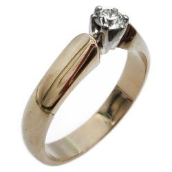 Tuotekuva 18K Kultainen timanttisormus 17,65mm 0,2ct