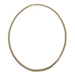 Tuotekuva Kultainen panssariketju 52cm Ontto