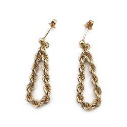 Tuotekuva Kultaiset Cordell korvakorut 3mm