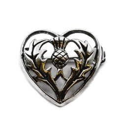 Tuotekuva Hopeinen sydän rintaneula