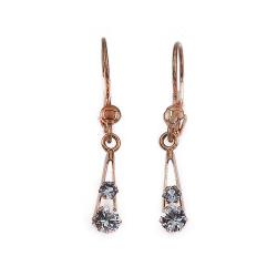 Tuotekuva Kultaiset v.sinikiviset korvakorut koukku A/K